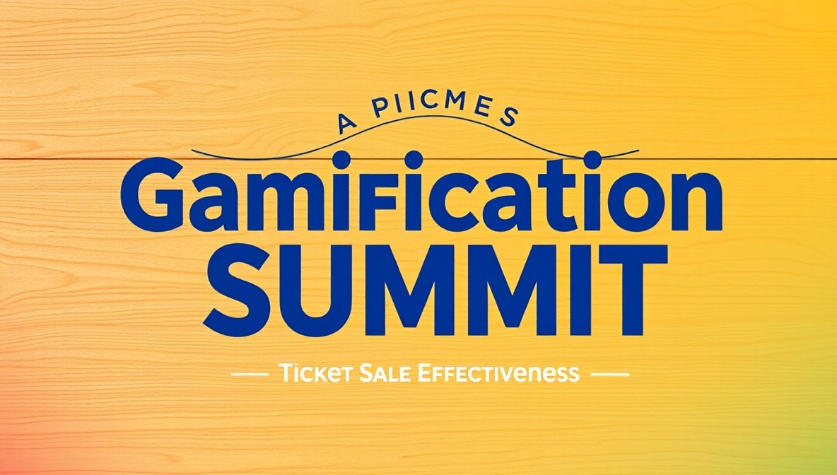 gamificationsummit ticket sale effectiveness